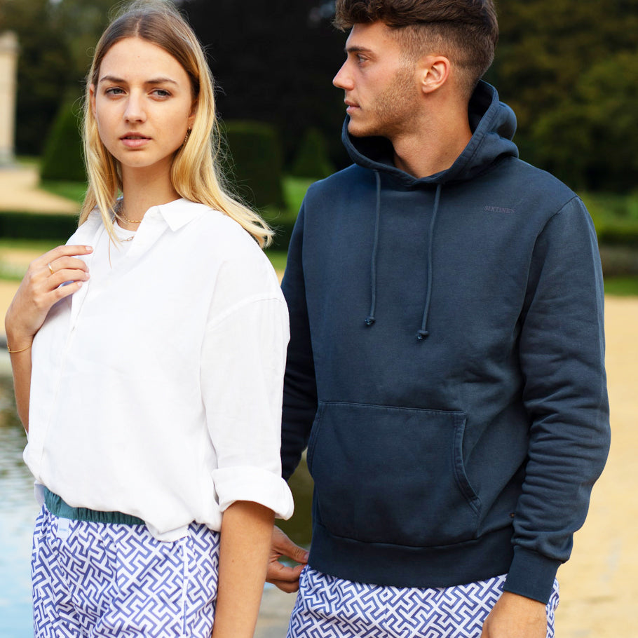 Hoodie Blue - unisex