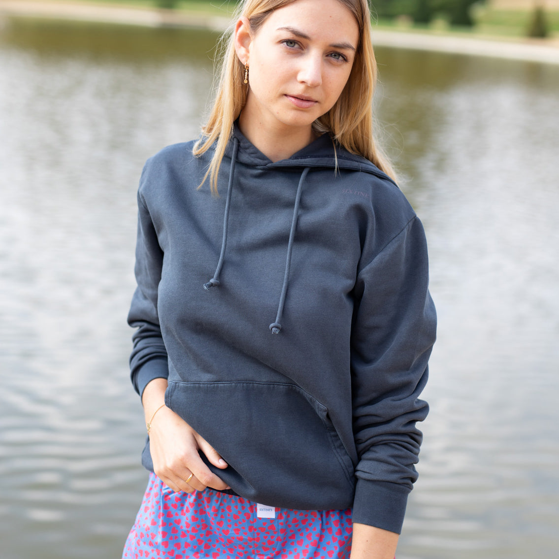 Hoodie Blue - unisex