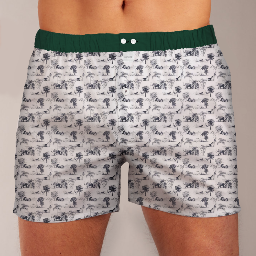 Victoire_boxershort_men_innerlayer_safari_pattern_dark_green_waistband