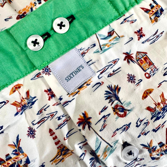 Malou_boxershort_men_innerlayer_beach__pattern_light_green_waistband
